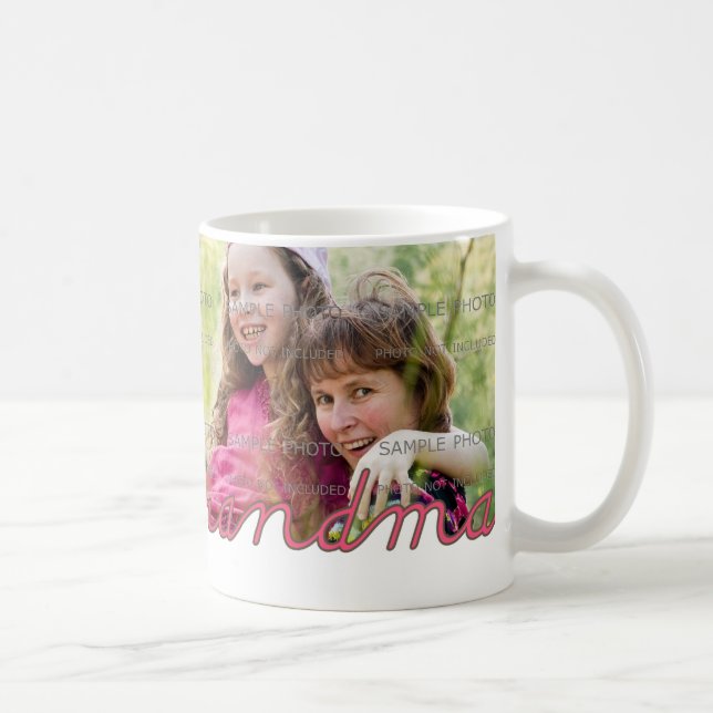 Personalised Mother's Day Photo Mug for Grandma (Right)