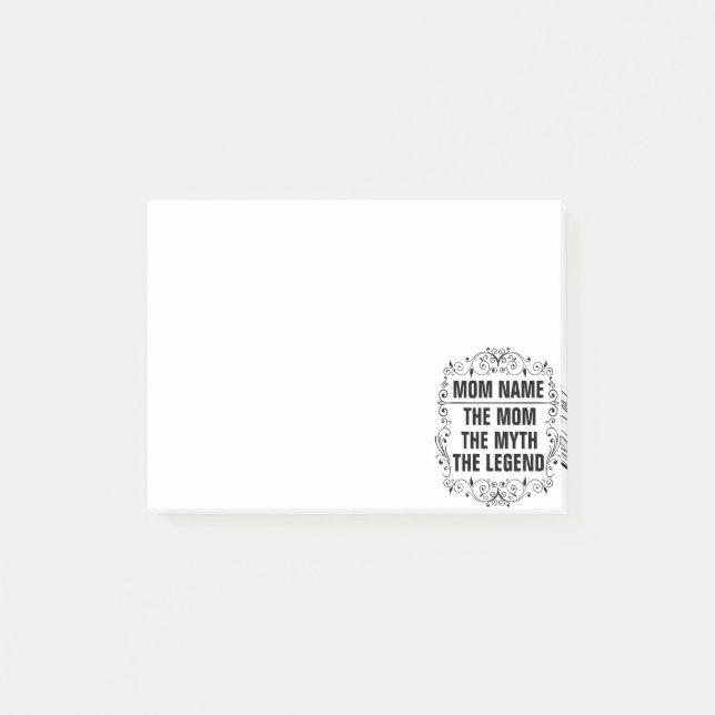 Personalised Mothers day Post-it Notes (Front)