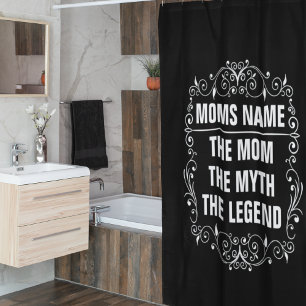 Personalised Mothers day Shower Curtain