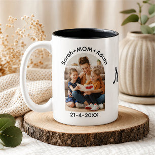 Personalised Mother's day Two-Tone Coffee Mug