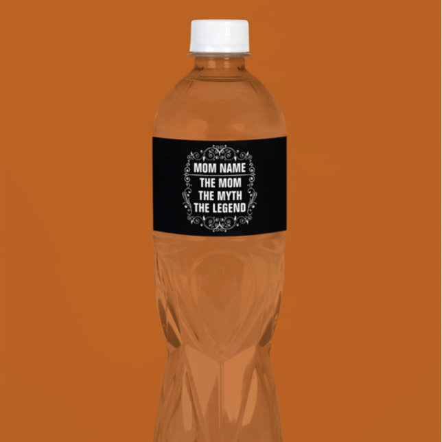 Personalised Mothers day Water Bottle Label (Creator Uploaded)
