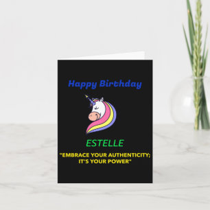 Personalised Motivational Birthday Embrace Your Au Card