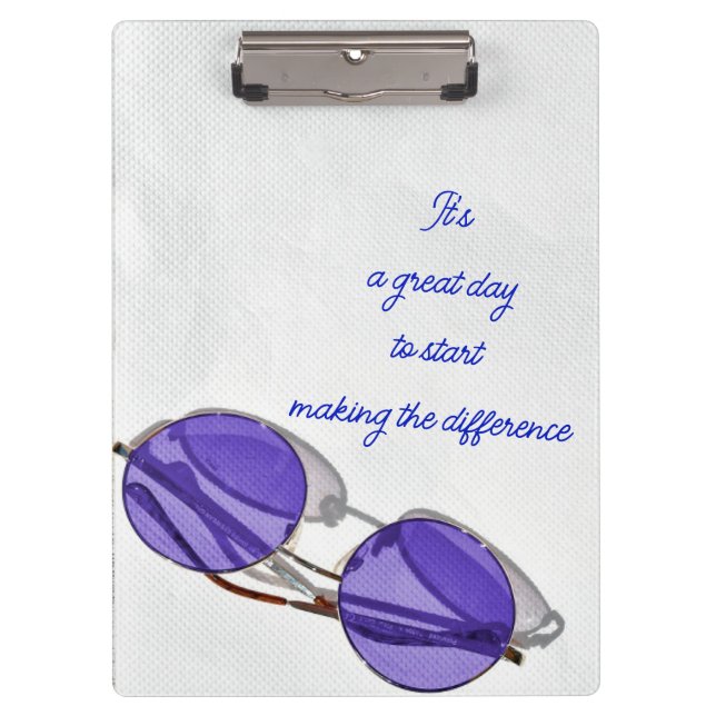 Personalised Motivational Clipboard (Front)