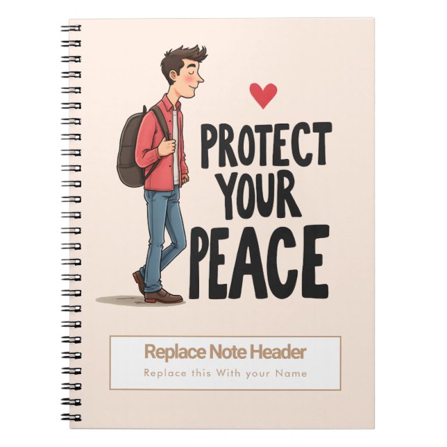Personalised Motivational Notebook (Front)