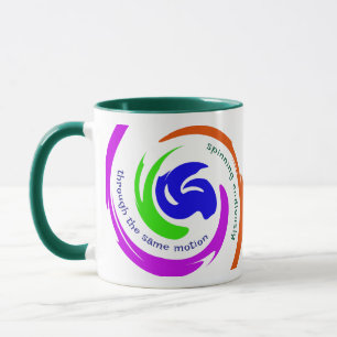 Personalised Motivational Vibrant Abstract Art Mug