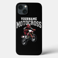 Personalised Motocross Dirt Bike Rider Racing 