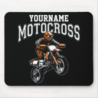 Personalised Motocross Dirt Bike Rider Racing 