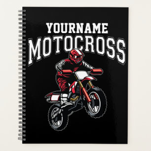 Personalised Motocross Dirt Bike Rider Racing Planner
