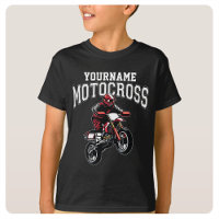 Personalised Motocross Dirt Bike Rider Racing 