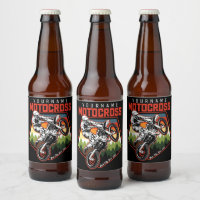 Personalised Motocross Racing Dirt Bike Trail Ride