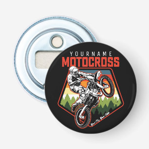 Personalised Motocross Racing Dirt Bike Trail Ride Bottle Opener