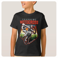 Personalised Motocross Racing Dirt Bike Trail Ride