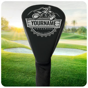 Personalised Motocross Rider Dirt Bike Hill Racing Golf Head Cover