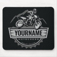 Personalised Motocross Rider Dirt Bike Hill Racing
