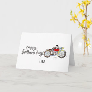 Personalised Motorbike Father's Day Card
