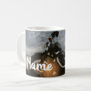 Personalised Motorcycle Biker Design Coffee Mug