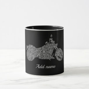 Personalised motorcycle mug