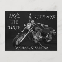 Personalised Motorcycle Save the Date