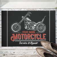 Personalised Motorcycle Service Biker Repair Shop 