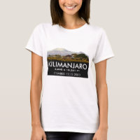 Personalised Mount Kilimanjaro Climb Commemorative