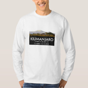 Personalised Mount Kilimanjaro Climb Commemorative T-Shirt