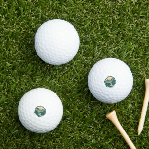 Personalised Mountain Adventure Retro Outdoor Golf Balls