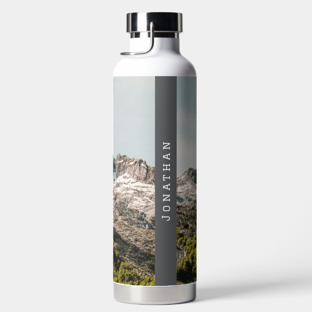 Personalised Mountain Landscape and adventure Water Bottle (Right)