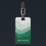 Personalised Mountains Outdoors Travel Luggage Tag<br><div class="desc">Original artwork by Morgan Harper Nichols</div>