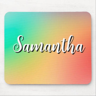 Personalised mouse mat