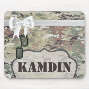 Personalised Mouse Pad Army OCP Camo Uniform Camof