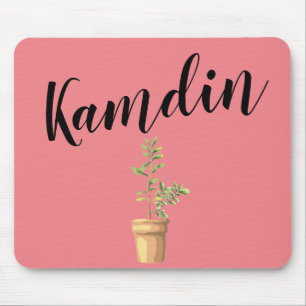 Personalised Mouse Pad Bohemian Cactus Succulents