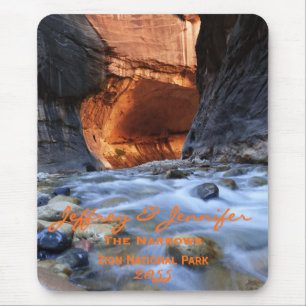 Personalised, Mouse Pad, Zion Narrows, Vertical Mat
