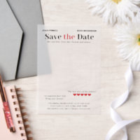 Personalised Movie Poster Save the Date Overlay