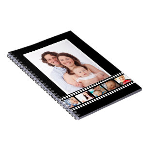 Personalised Movie Reel Photo Collage Custom DIY Notebook