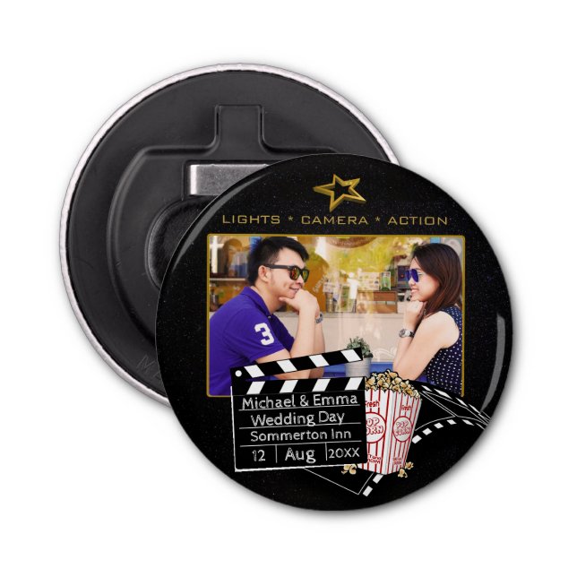 Personalised Movie Star Frame Bottle Opener (Front)