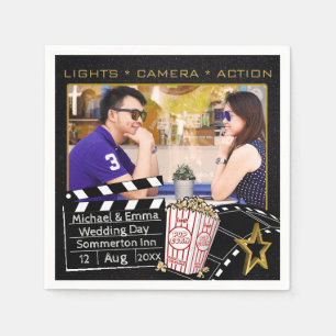 Personalised Movie Star Frame Napkin