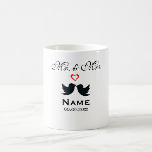 Personalised Mr. and Mrs. Coffee Mug