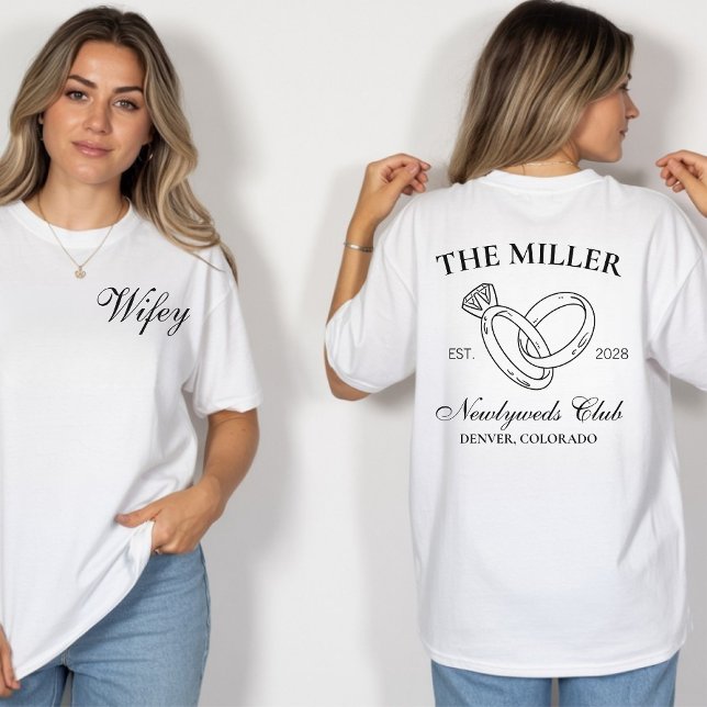 Personalised Mr. and Mrs. Honeymoon T-Shirts (newlyweds shirts, mr and mrs shirts, honeymoon shirts, wedding gift shirts, couple matching shirts,)