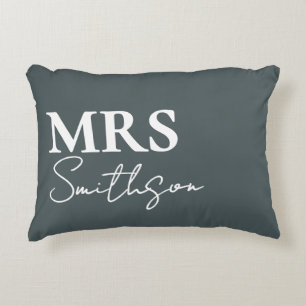  Personalised Mr. and Mrs. pillow, His and Hers  Decorative Cushion