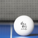 Personalised Mr. and Mrs.  Ping Pong Ball<br><div class="desc">Personalised Mr. and Mrs. Ping Pong Ball
These personalised custom tennis balls make a great gift!</div>