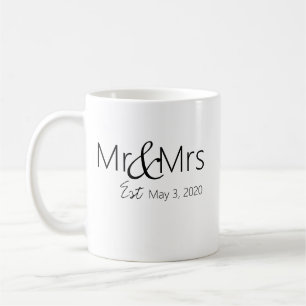 Personalised "Mr & Mrs" coffee mug