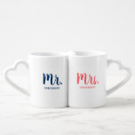 Personalised Mr. & Mrs. Mug for Newly Weds<br><div class="desc">This coffee mug set is a cute and personal gift to the newlyweds. You could gift this to the Mr. & Mrs. at the engagement party, bridal shower, wedding or as a cute anniversary present. Customise this mug with the newlywed's last names. You have the option of listing a last...</div>