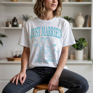 Personalised Mr. & Mrs Shirts, Newlyweds Shirt