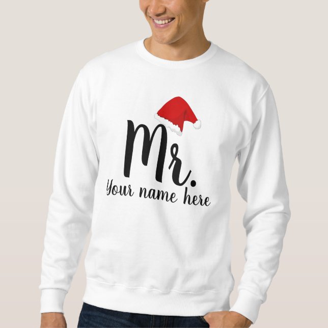 Personalised Mr. Santa Sweatshirt (Front)