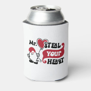 Personalised Mr. Steal Your Heart - Valentine Can Cooler