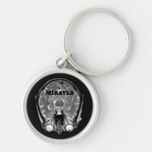 Personalised MRI Brain Scan Keychain