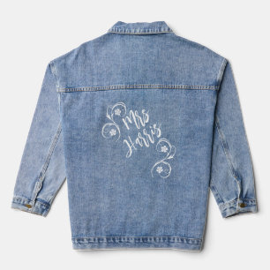 Personalised Mrs. Denim Jacket