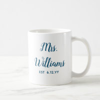 Personalised Mrs Est Your Date Bride Gift Custom