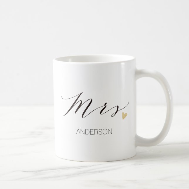 Personalised Mrs. Future Mrs.3 Coffee Mug (Right)