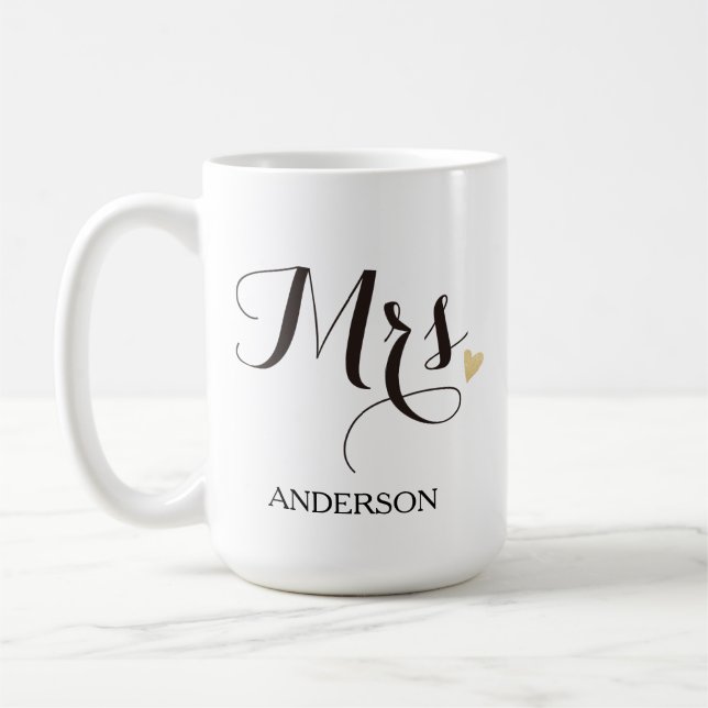 Personalised Mrs. Future Mrs. Coffee Mug (Left)
